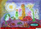 Иллюстрация «Островитянка»,Левочкина Алина,5 класс,Шатура,лицей